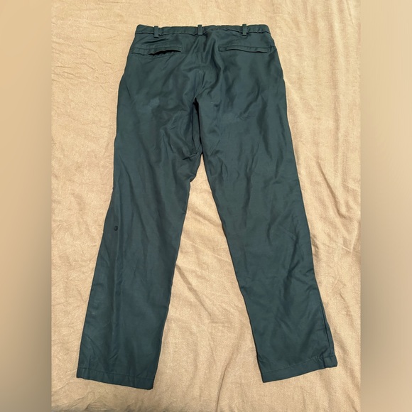 Lululemon ABC Classic Fit Green Men’s Pants Size 34 - Picture 5 of 7